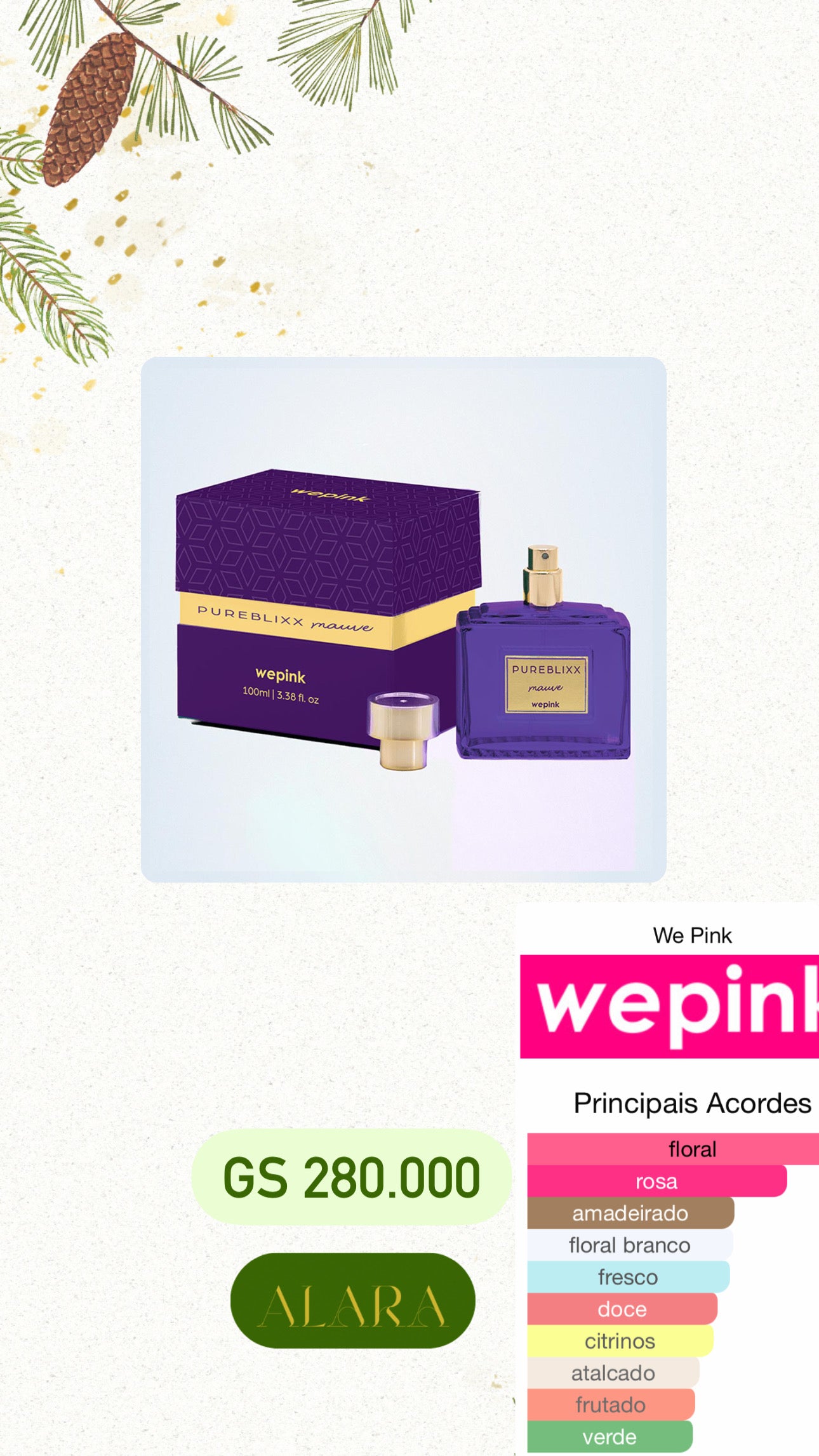 Perfume we pink pureblixx
